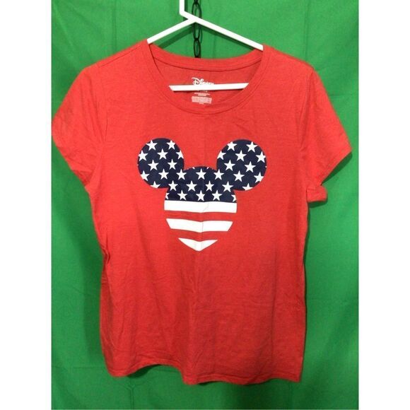 NWOT Disney Red Tee Women’s Large Crewneck - Picture 12 of 15